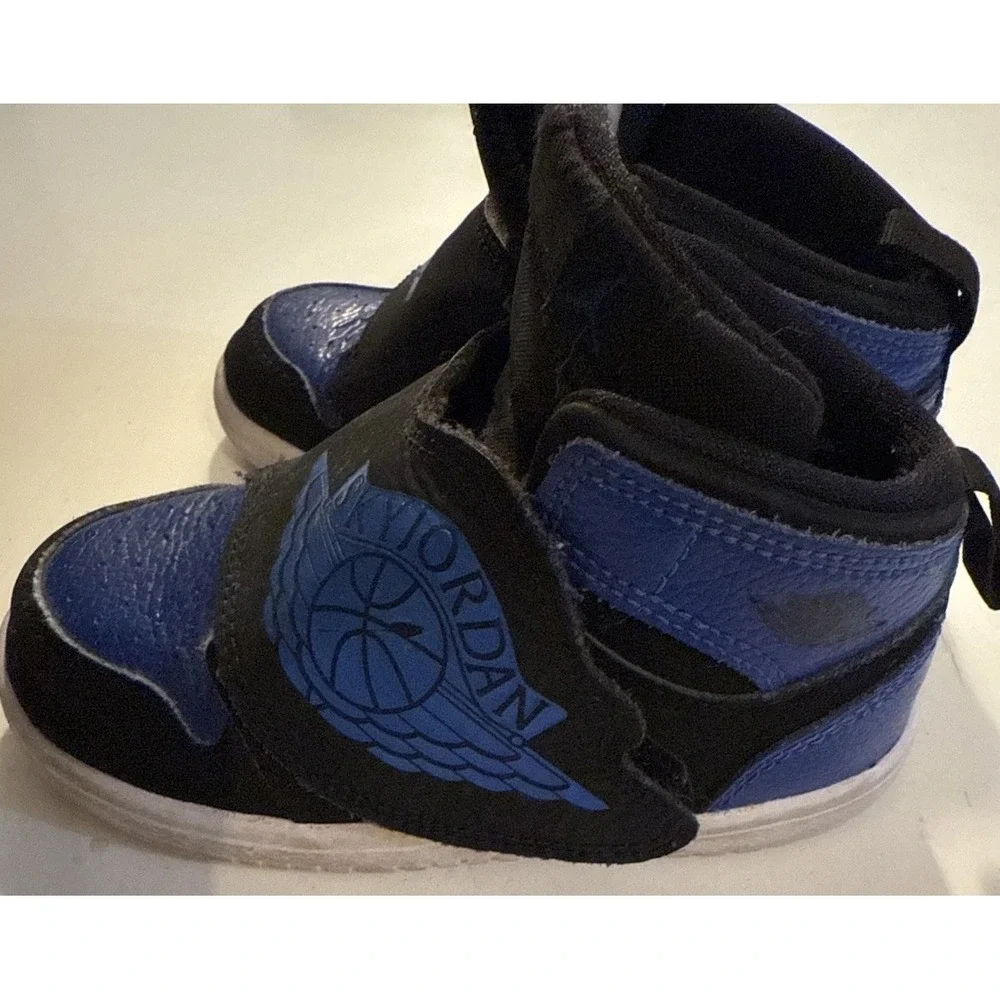 Nike Sky Jordan 1 TD Hyper Royal Blue BQ7196-004 Little Kids/Toddler‎ Size 8C